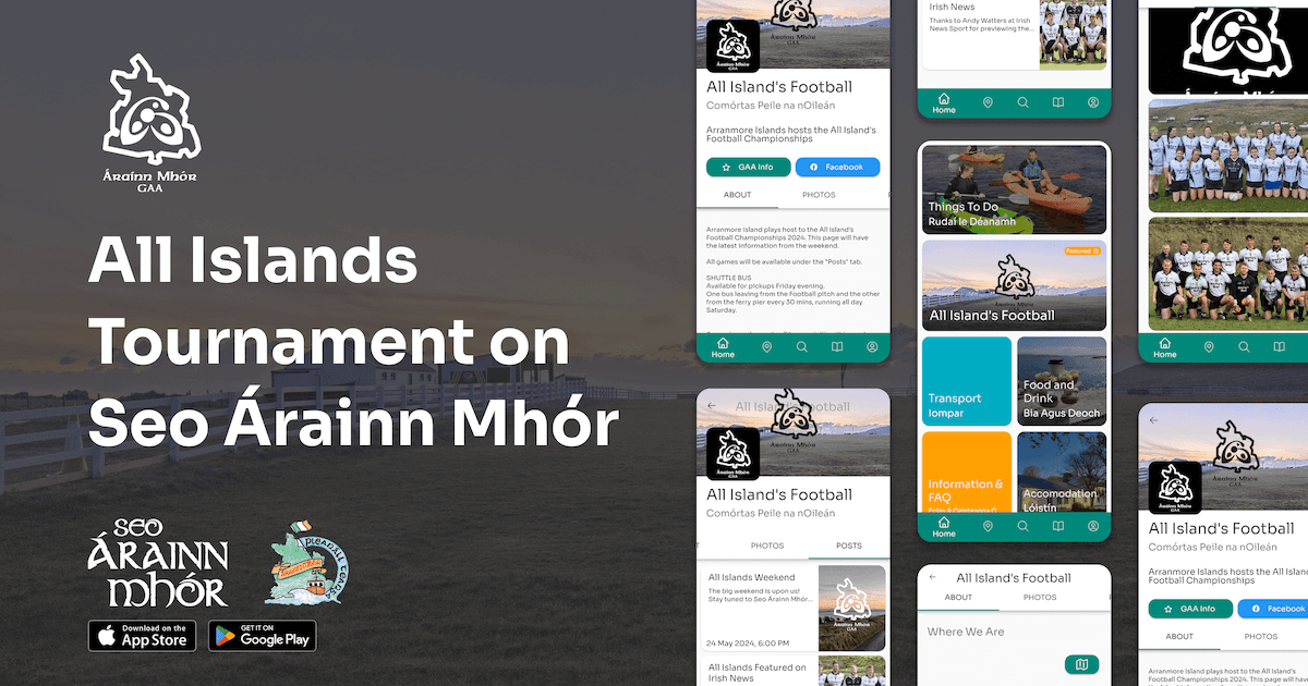 All Islands Football x Seo Árainn Mhór