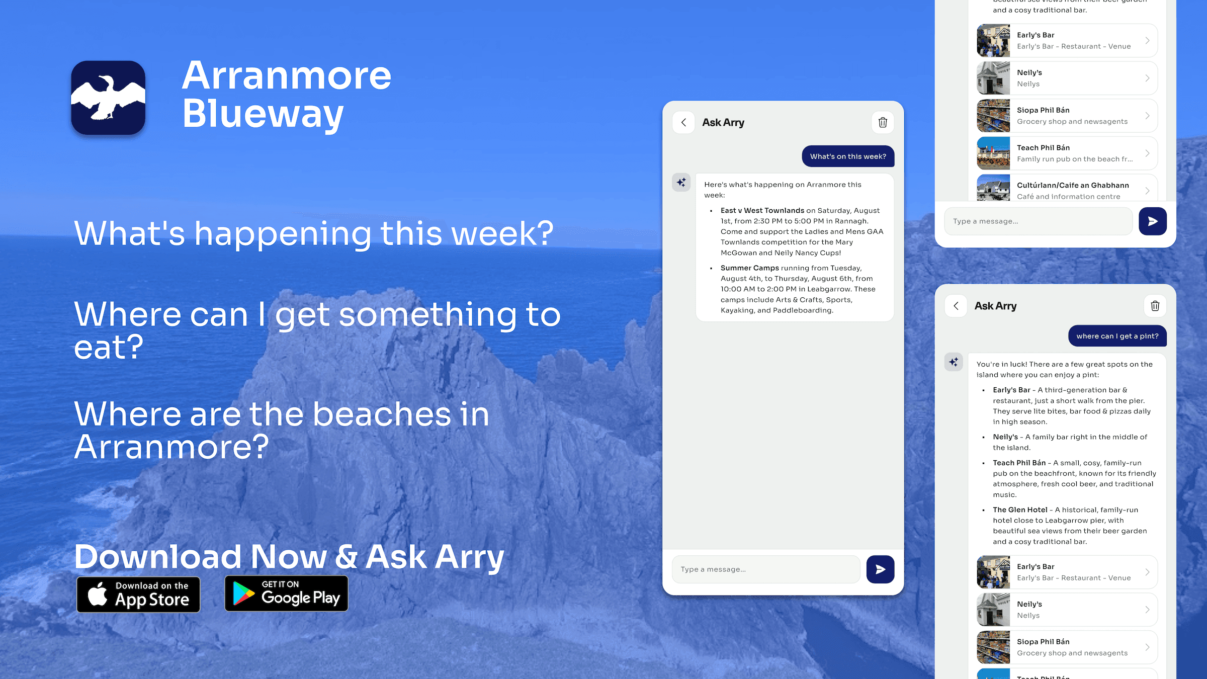 Image Ask Arry — answering what's on this week and where to get a pint on Arranmore