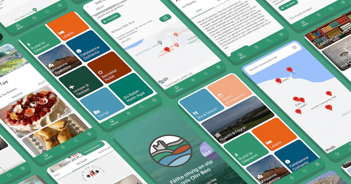 Promotional Material for Inis Oírr Beo